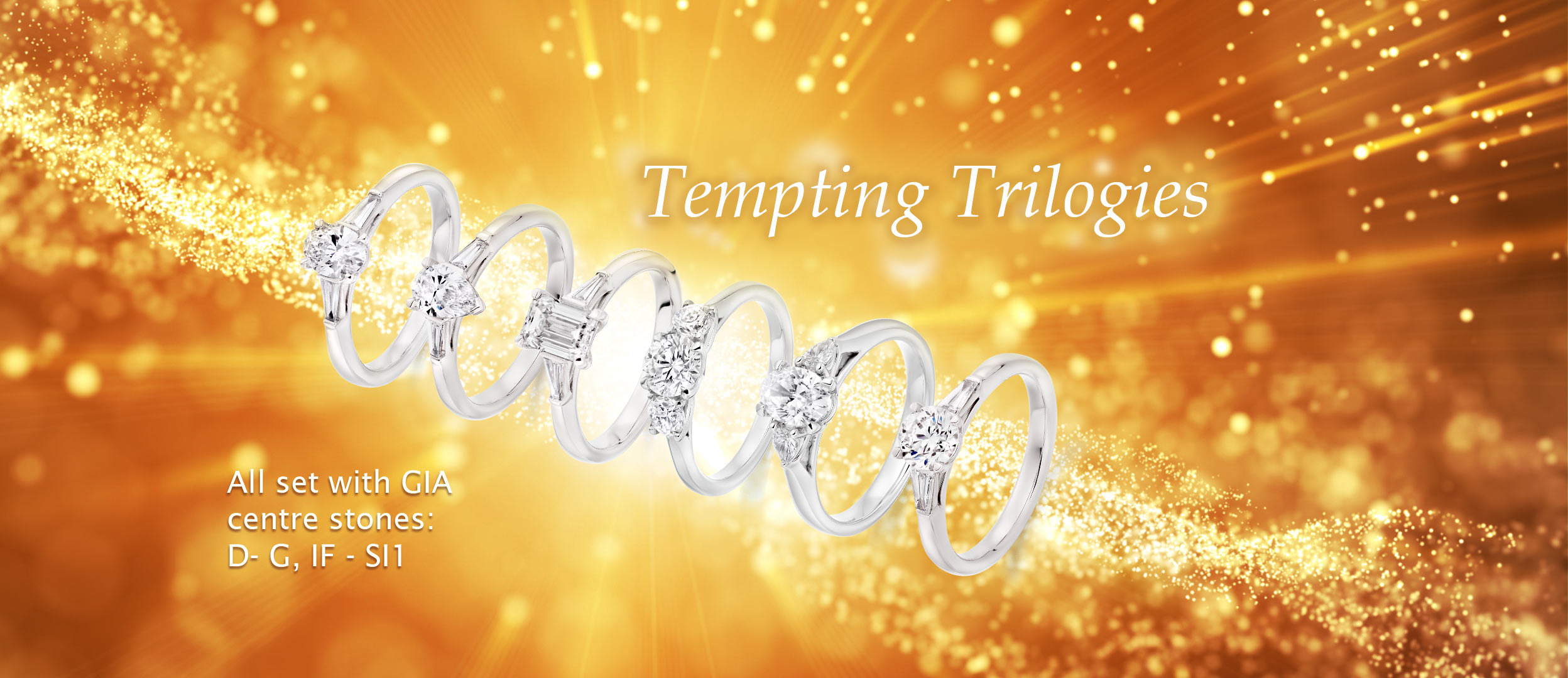 Tempting Trilogy rings